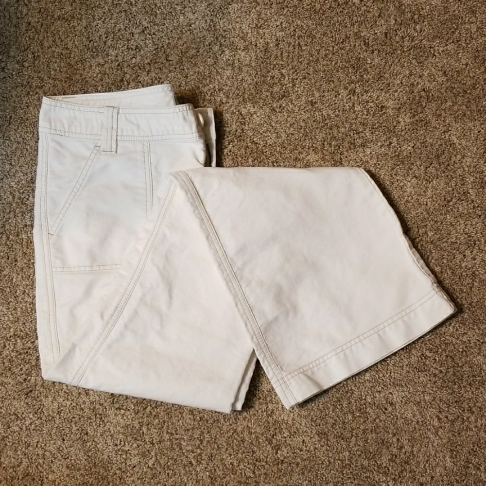 Aeropostale Womens White Flare Jeans Sz 9/10 Long